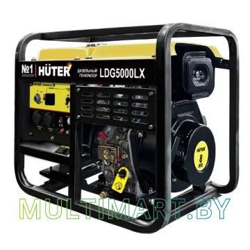 Дизельный генератор Huter LDG 5000LX